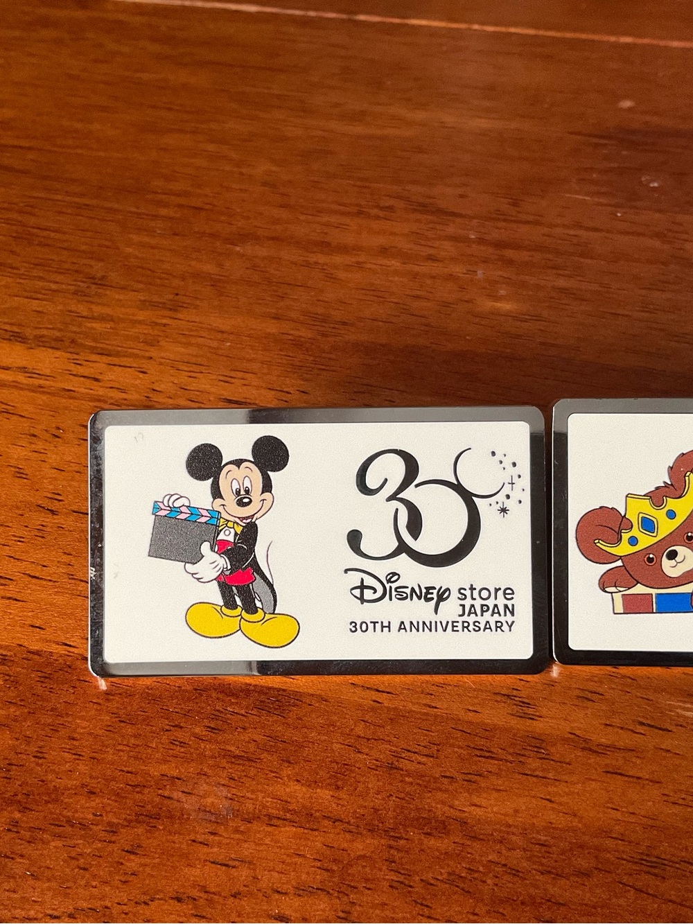 Disney Store Japan 30th Anniversary Logo Pins - Mickey Mouse, Minnie, and Duffy - Picture 2 of 5